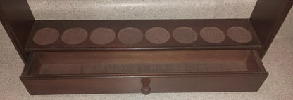 VTG 1992 Lenox Spice Garden 24Jar Complete Set W/ Original Cherry Wood Wall Rack