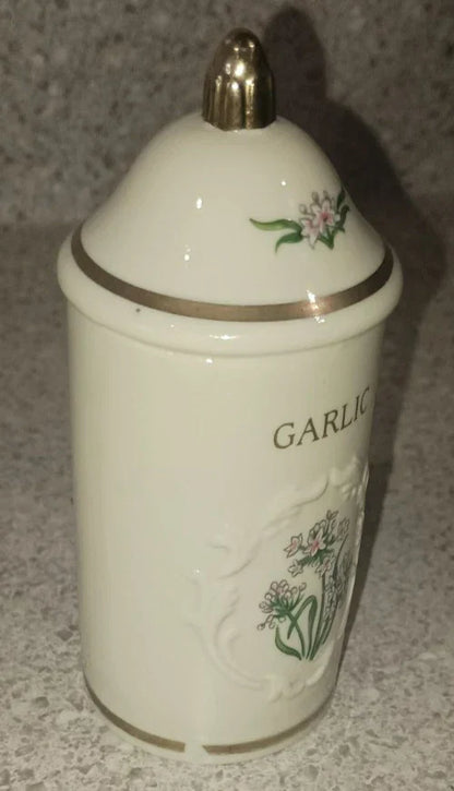 VTG 1992 Lenox Spice Garden 24Jar Complete Set W/ Original Cherry Wood Wall Rack