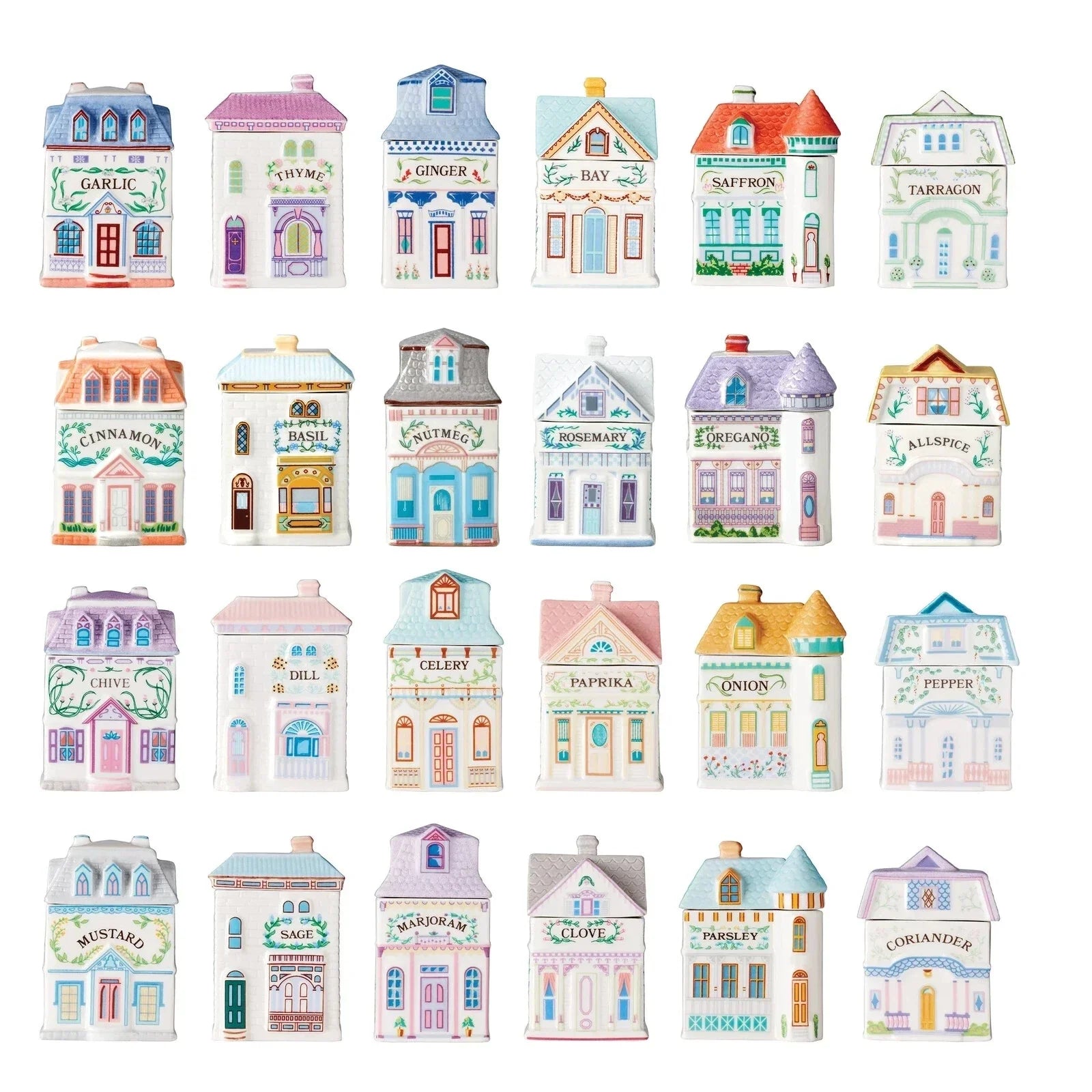 Brand New 2024 Lenox Spice Village 24 Piece Jar Full Collection Complete Set Box